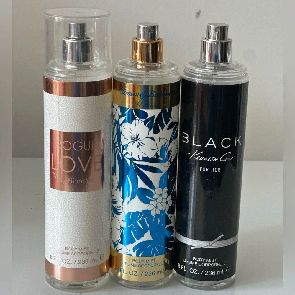 Rogue Love by Rihanna, Tommy Bahama & Black by Kenneth Cole Body Mist Set - Picture 2 of 8
